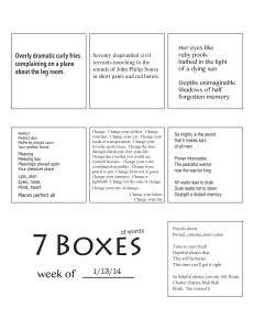 7 Boxes (of Words) vol. 5